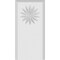 Ekena Millwork Standard Foster Flower Plinth Block With Rounded Edge, 2 1/2"W x 5"H x 3/4"P PBP025X050X075FOS11 - alternate 3